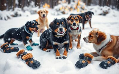 Jak chránit tlapky psů při zimních procházkách?