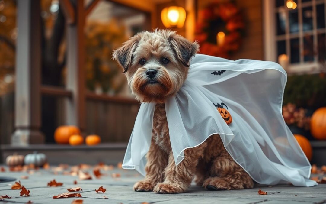 halloweenský kostým pro psa