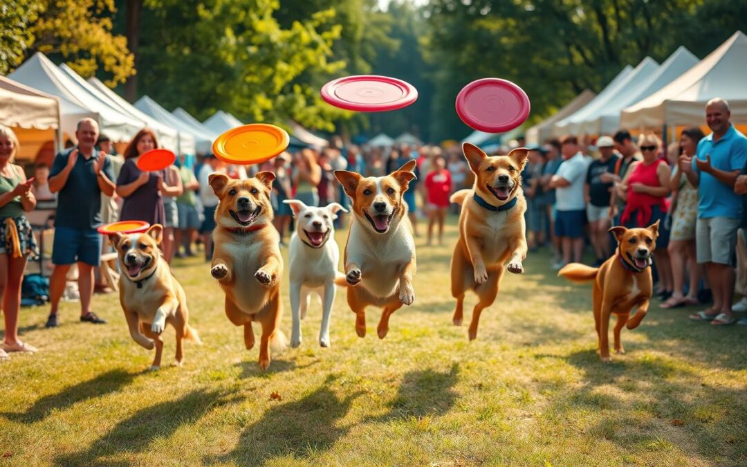frisbee soutěže pro psy