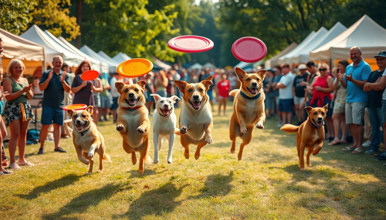 frisbee soutěže pro psy