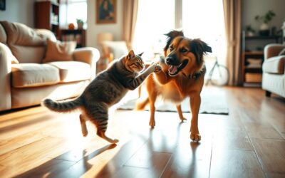Společná aktivita kočky a psa – Vše, co o tom musíš vědět!