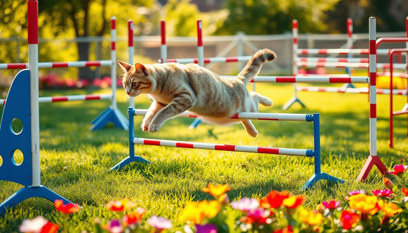 trénink agility pro kočky