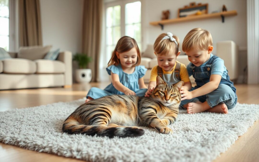 Vztah mezi kočkou a dětmi – Vše, co o něm musíš vědět!