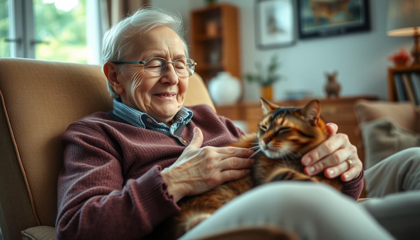 vztah kočky a seniorů