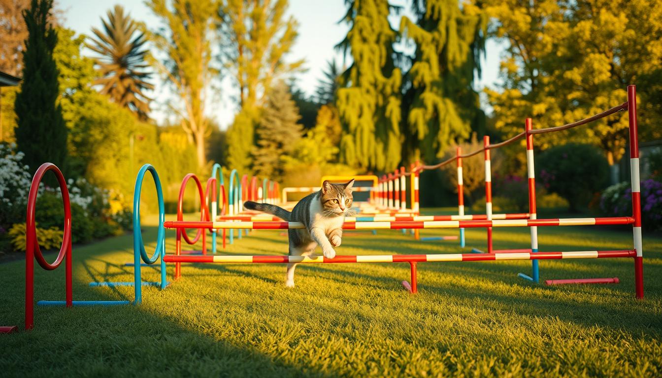 agility dráha pro kočky