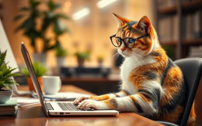 Kočičí blog 24 Kancelářská etiketa s kočkou – Všechno, co o tom musíš vědět!