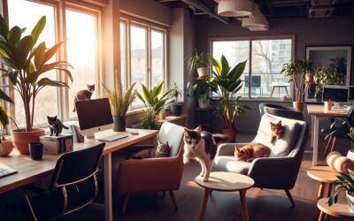 Kočičí blog 21 Kočka v coworkingových kancelářích – Všechno, co o tom musíš vědět!