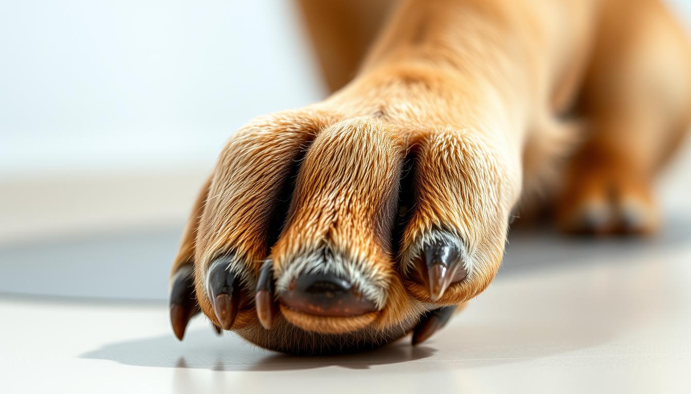 nádor lůžka drápu u psa