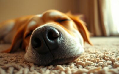 Pes si tře obličej o koberec – je to normální?