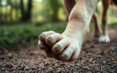 Proč psovi při chůzi křupe noha?