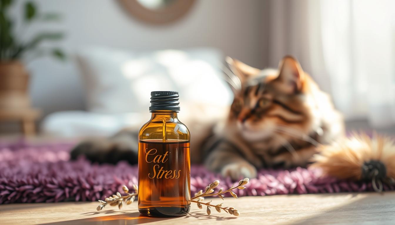 řízení stresu u koček pomocí esenciálních olejů