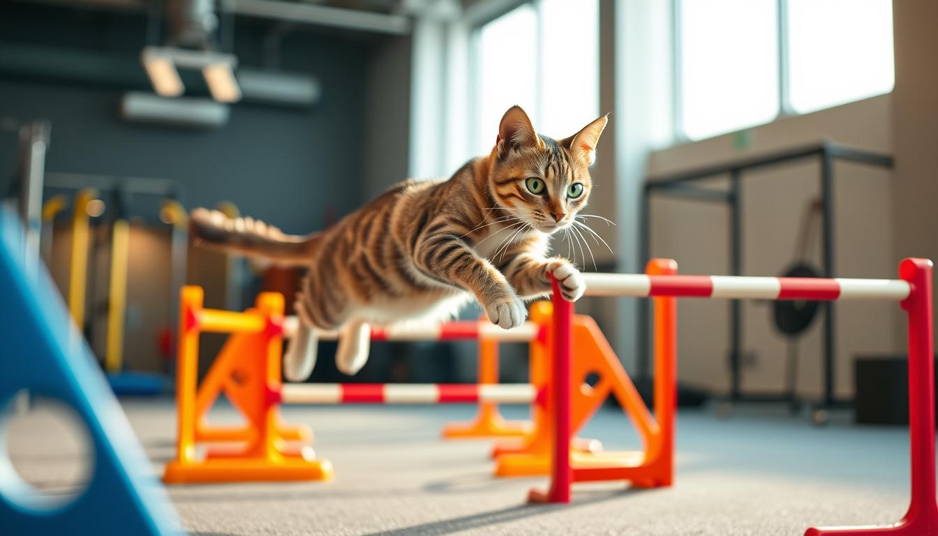 trénink agility pro kočky