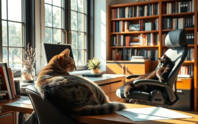 Kočičí blog 19 Zlepšení pracovní atmosféry s kočkou – Všechno, co o tom musíš vědět!