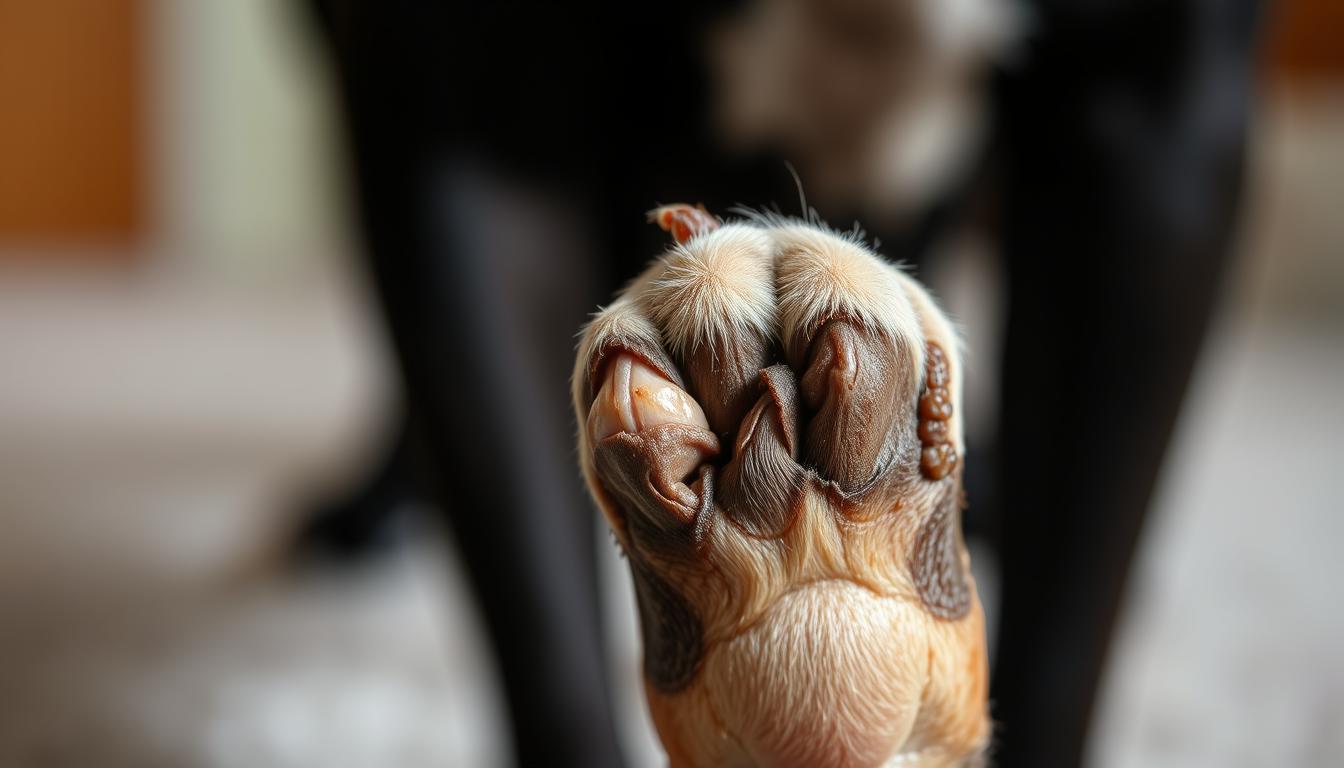 zlomenina drápu u psa