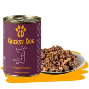 Ely hypoalergenní mokré krmivo pro psy s hovězím masem (prémiová receptura bez pšeničného lepku a kuřecího masa) – 410 g