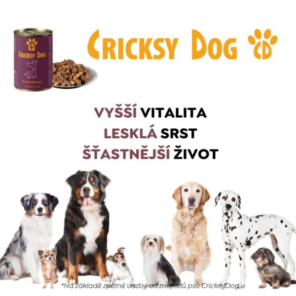 Ely hypoalergenní mokré krmivo pro psy s hovězím masem (prémiová receptura bez pšeničného lepku a kuřecího masa) – 410 g - Image 8