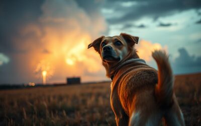 Jaký vliv má v létě hrom a ohňostroje na psy?