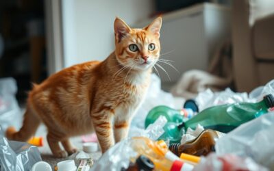 Proč moje kočka jí plast?