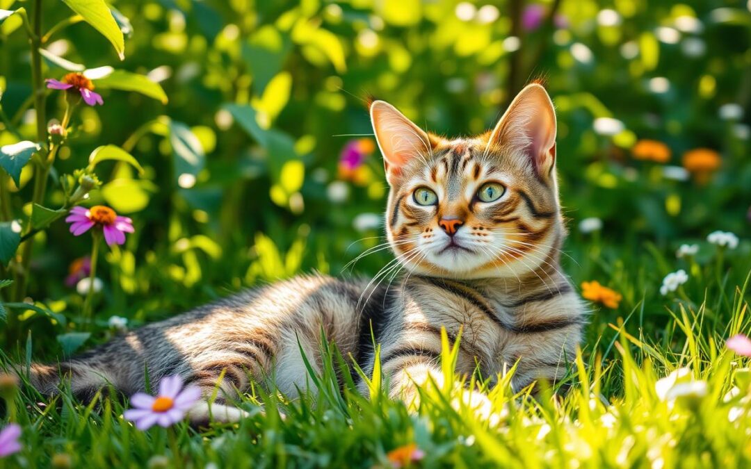 Bodnutí hmyzem v létě – jak ochránit kočku?