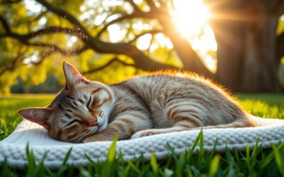 Kočičí blog 23 Vlhká chladicí deka – funguje u koček v létě?