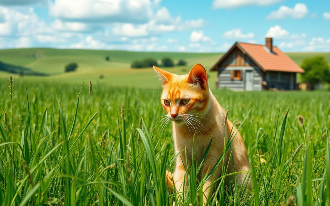 Proč kočky v létě častěji žerou trávu?