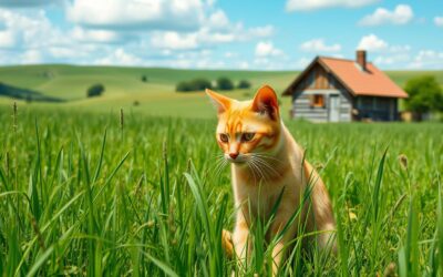 Proč kočky v létě častěji žerou trávu?
