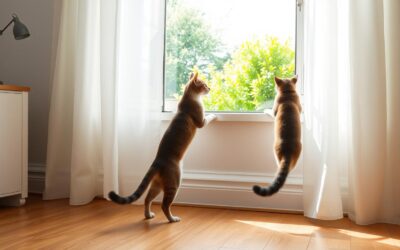 Jak často větrat v létě, pokud je kočka uvnitř?