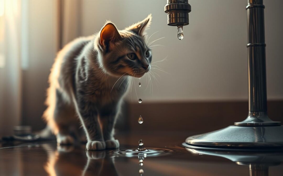 Proč mají kočky v létě rády kapající kohoutek?