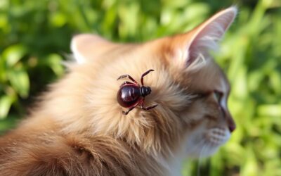 Kočičí blog 21 Kousnutí klíštětem u kočky – co dělat v létě?