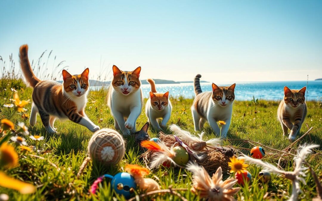 Letní hračky pro kočky – co opravdu milují?