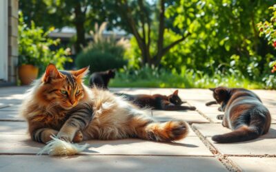 Kočičí blog 18 Letní línání – jak ho efektivně zvládnout?