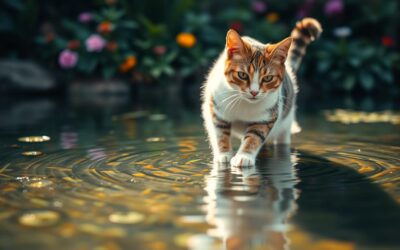 Kočka vstoupí do vody – překvapivé, ale možné!