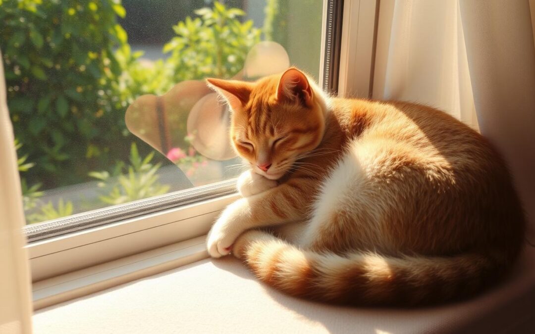 Proč kočka v létě špatně usíná?