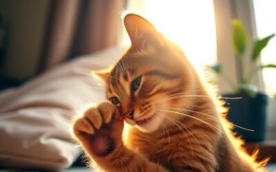 Kočičí blog 19 Nadměrné olizování kočky v létě – co to způsobuje?