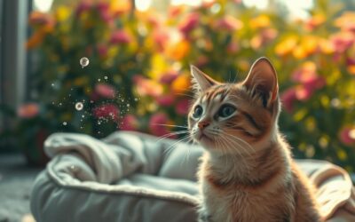 Kočičí blog 24 Alergie u koček v létě – pyl, prach, blechy