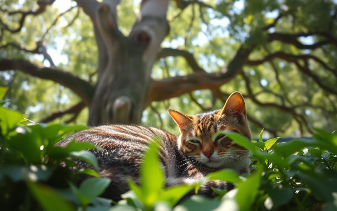 Kočka se v létě schovává – je to normální?