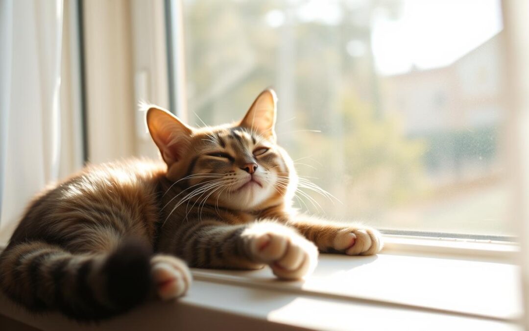 Slunečné okno – nebezpečí nebo radost pro kočku?