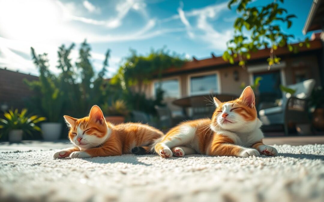 Kočky a slunění – jak je to bezpečné?