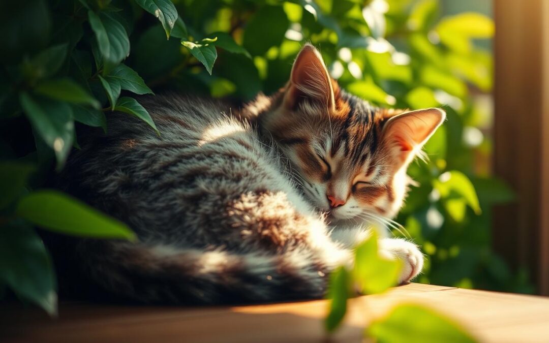 Letní spánkové návyky koček