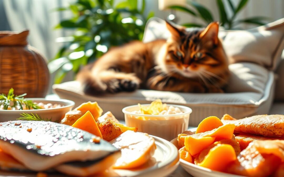 Změna stravy kočky v létě – je nutná?