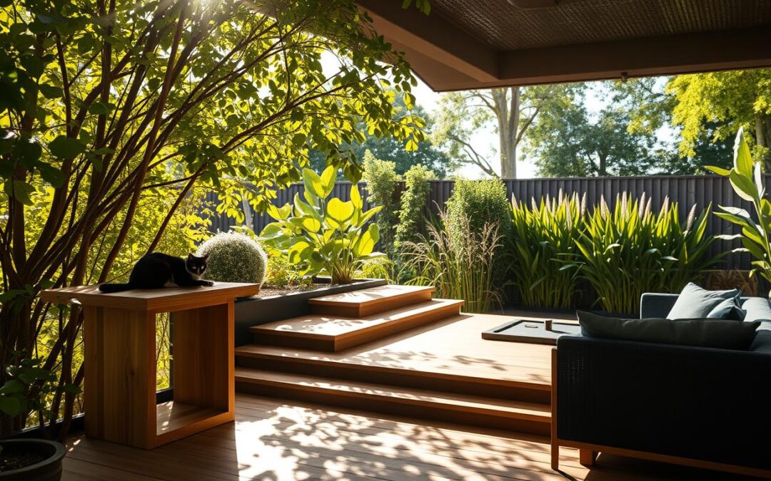 Stinná terasa pro kočku – jak ji vytvořit?