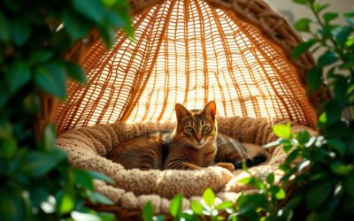 Kočičí blog 19 Stinný úkryt pro kočku – vyrob si ho doma