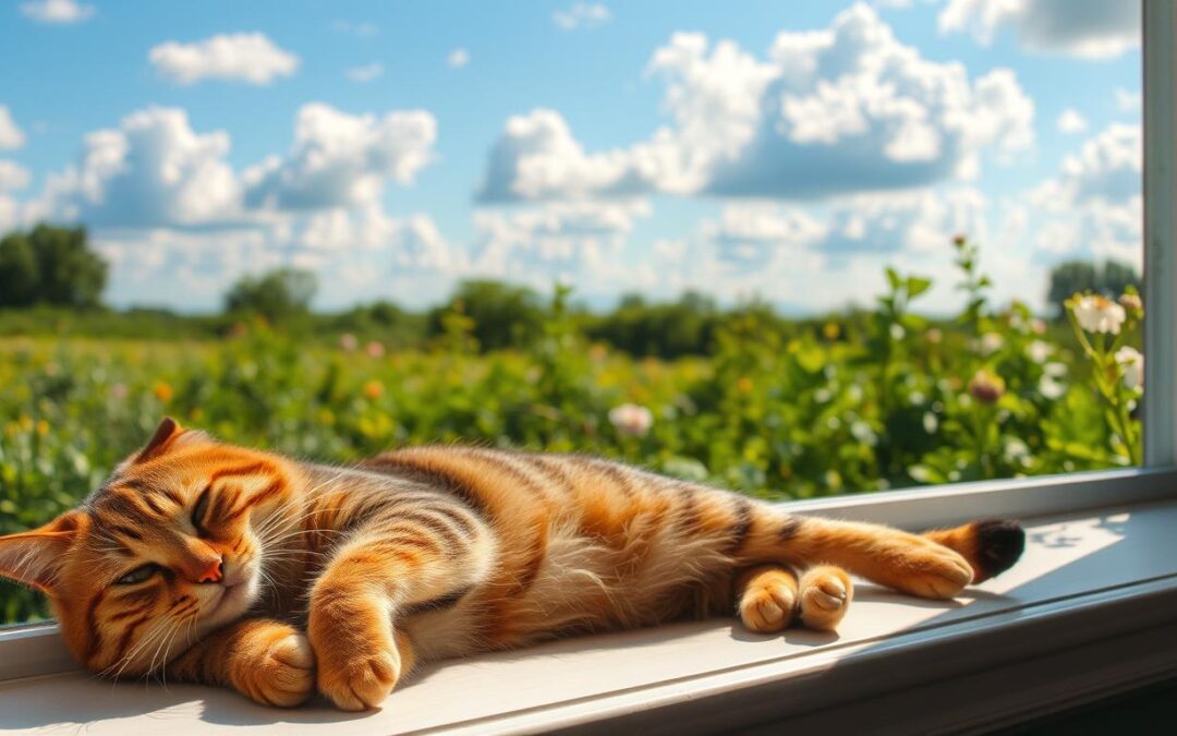 Je tvoje kočka v létě malátná? – Je to normální?