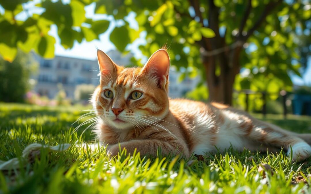Chlazení mokrým ručníkem – pomáhá to kočkám v létě?