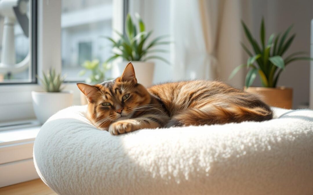 Pobyt kočky v bytě v létě – na co si dát pozor?