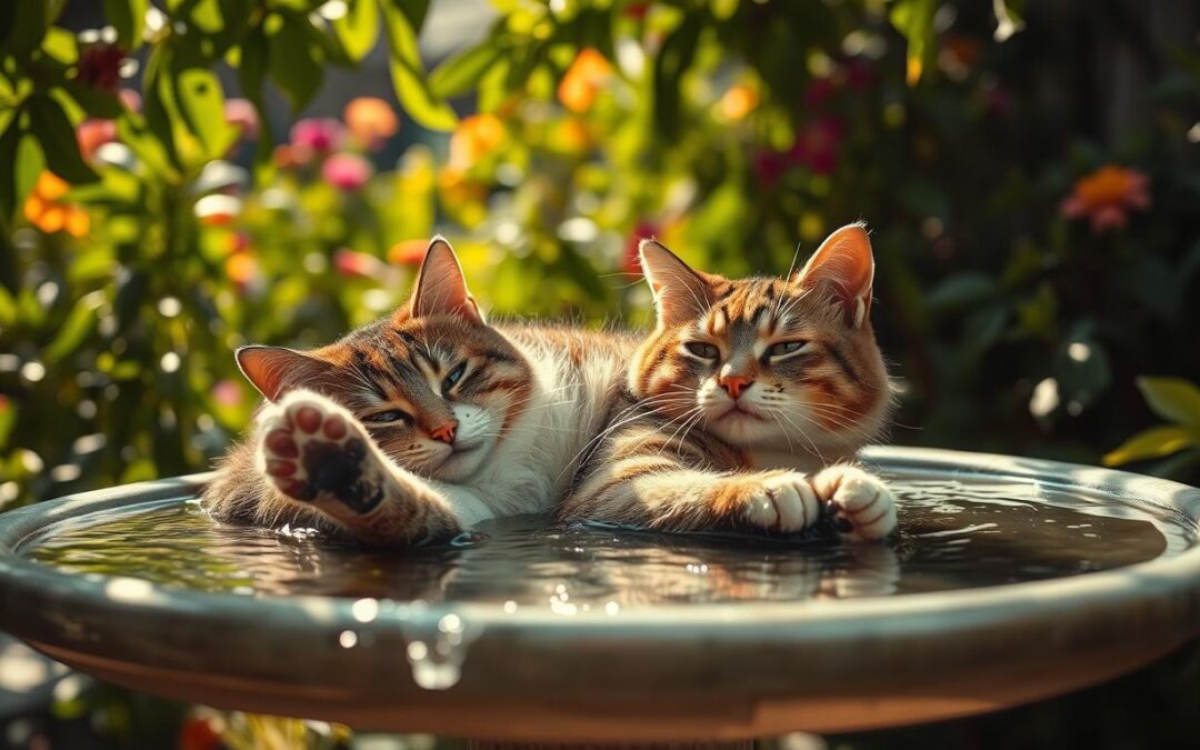 Jak často měnit vodu kočce v létě?