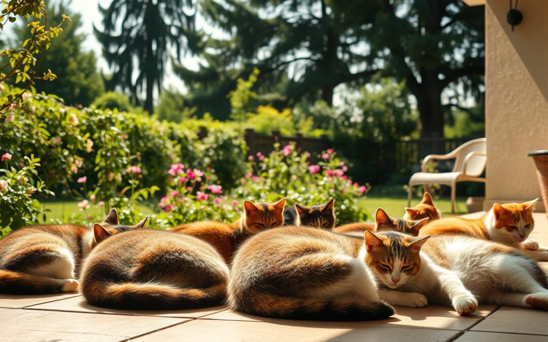 Změna stravovacích návyků u koček během letních veder
