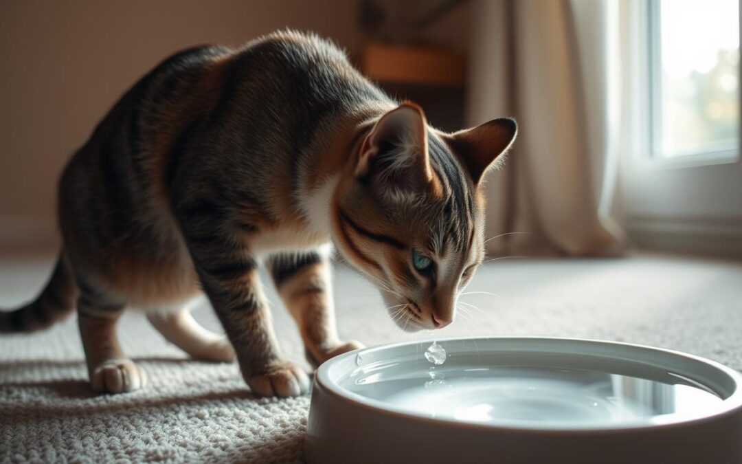 Kočka málo pije – jak podpořit její trávení?
