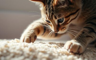 Kočičí blog 19 Proč mňouká, když hrabe stelivo?