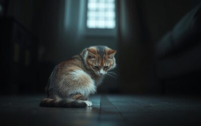 Kočičí blog 19 Sedí v rohu a nehýbe se – deprese?